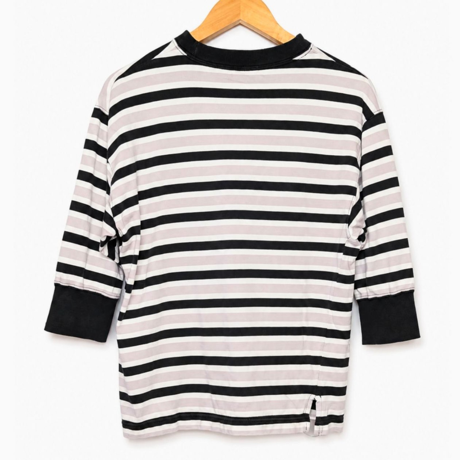 Vintage Y2K Dockers Striped Cotton Top USA Made Oversized Rugby Tee Medium