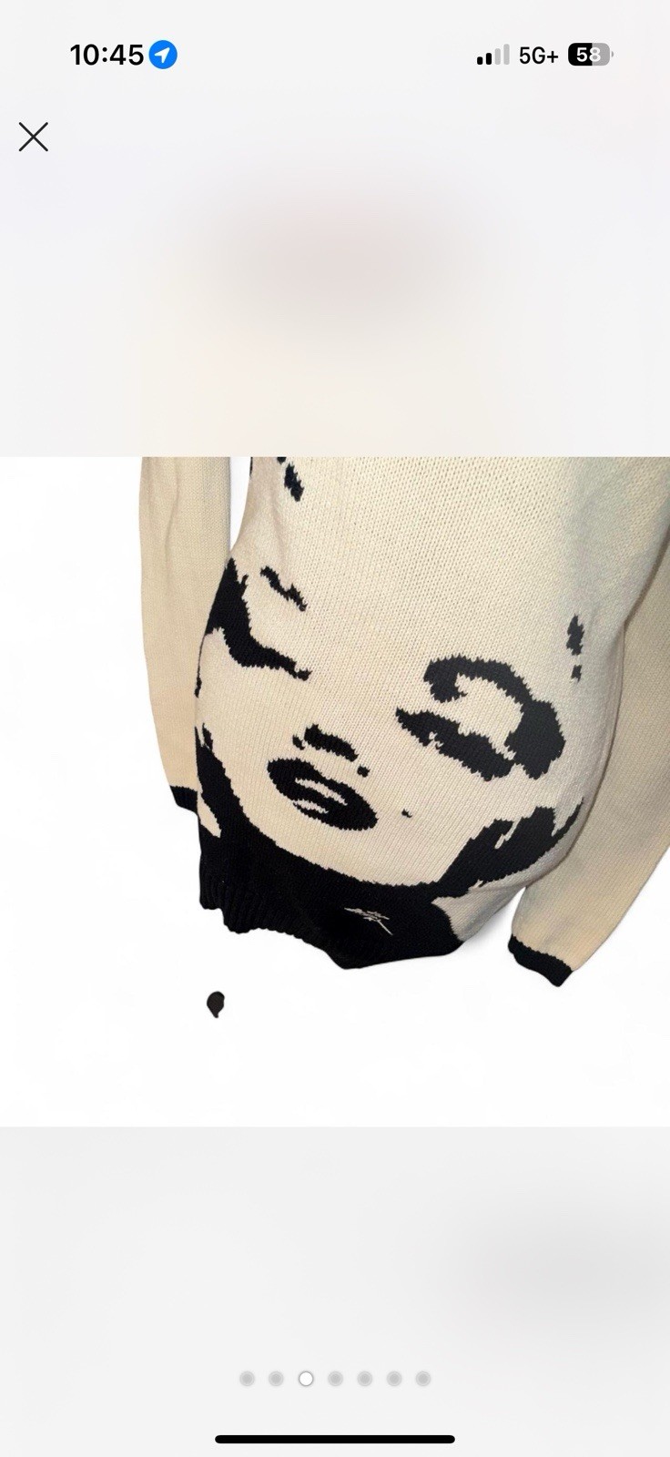 VINTAGE Betsey Johnson 90s/00s Pop Art Style Marilyn Monroe sweater Dress