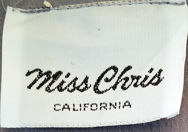 Vintage MISS CHRIS California 3/4 Sleeve Gray Jacket — Ladies Size Large
