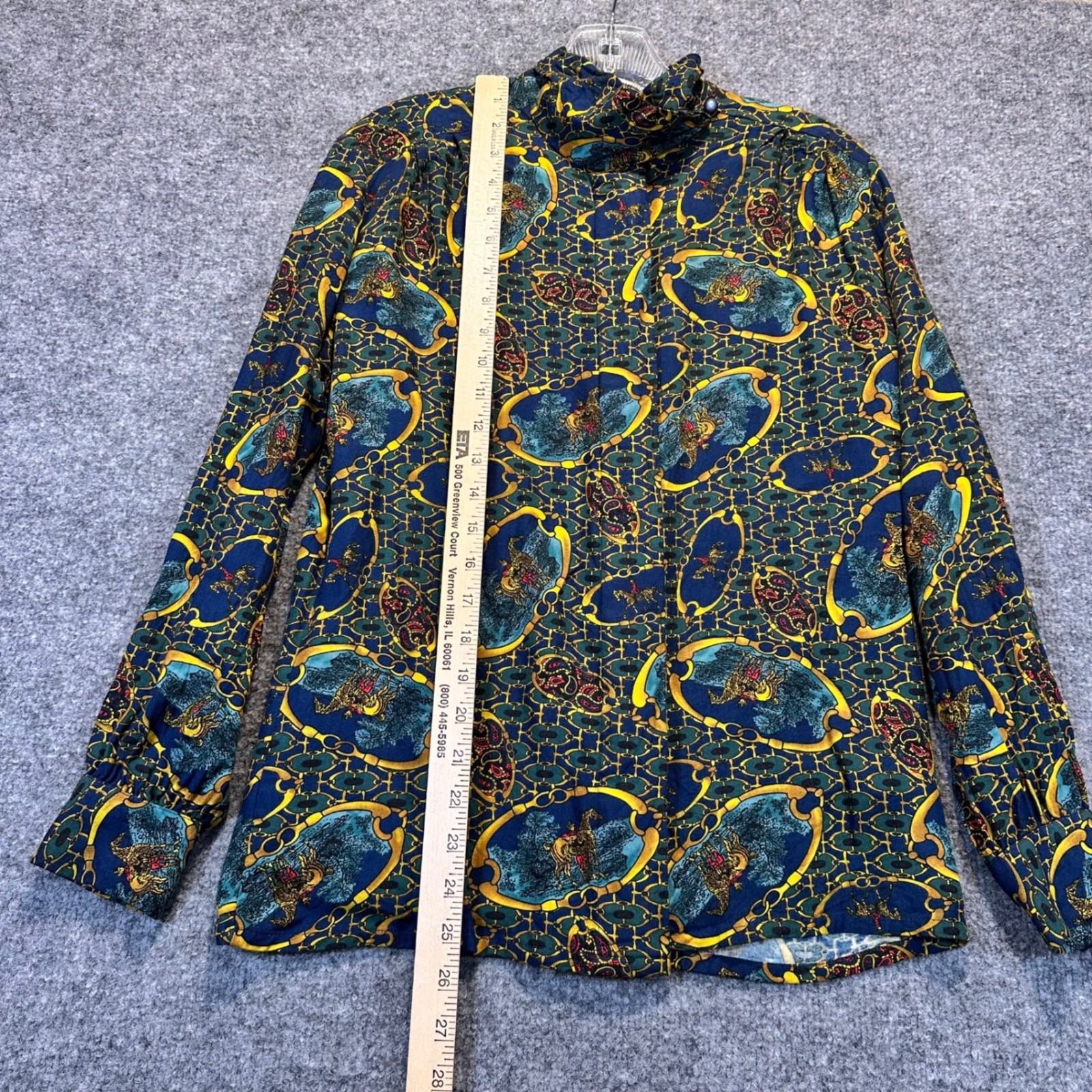 Sophisticates by Pendleton Skirt Set Women 6 Blue Equestrian Western Vintage