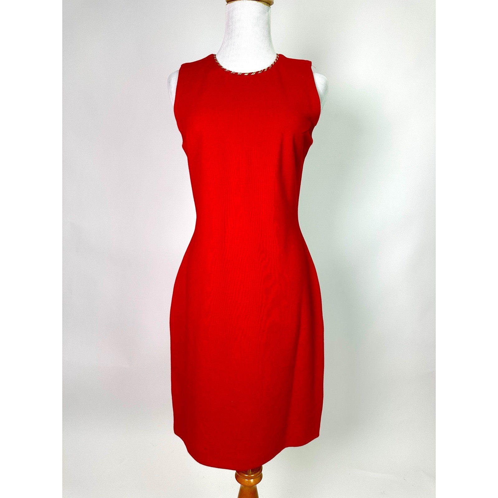 Vintage Andrea Jovine 80s Dress Jacket Set Red Gold Star Embroidery Western Glam