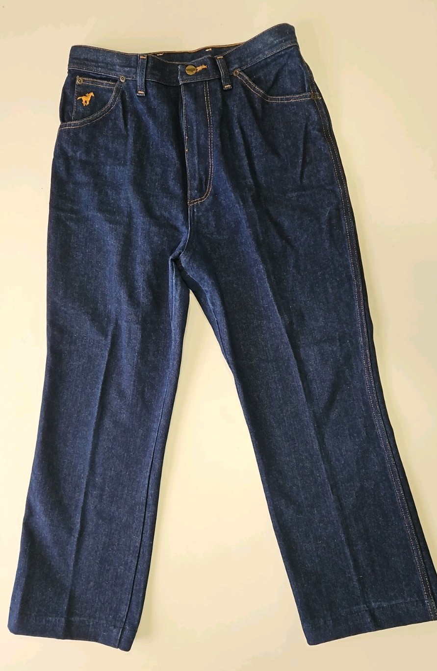 Vintage Wrangler Denim Jeans Womens Size 12 Made in USA No Fault Jean