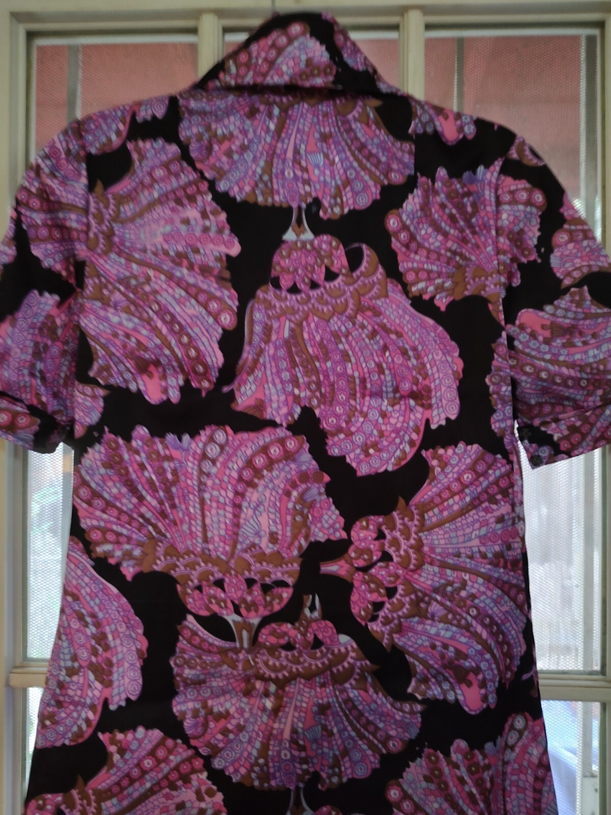 Vintage Women’s 60s 70s Paisley Gogo Mod Disco Hippie Dress Size 6/8
