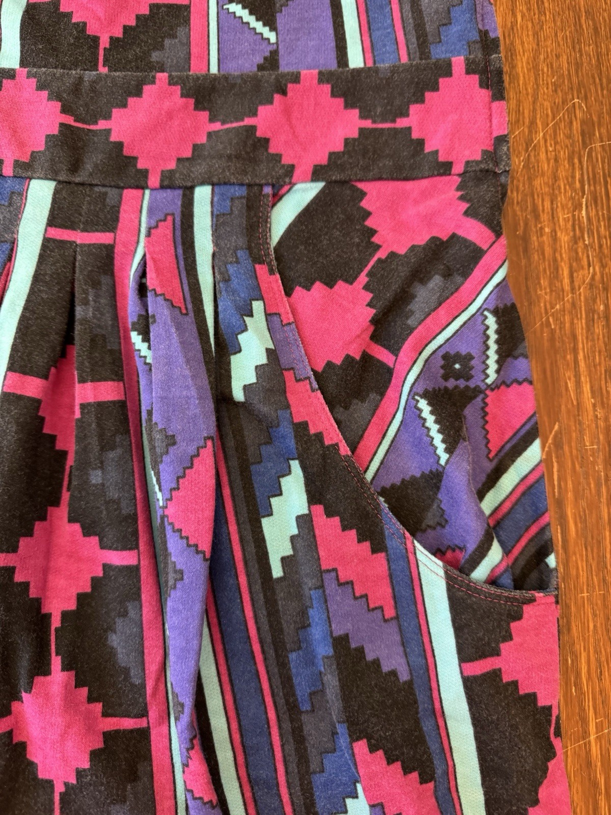Vintage Billabong 90s/80s Tube Top Dress Aztec Geometric