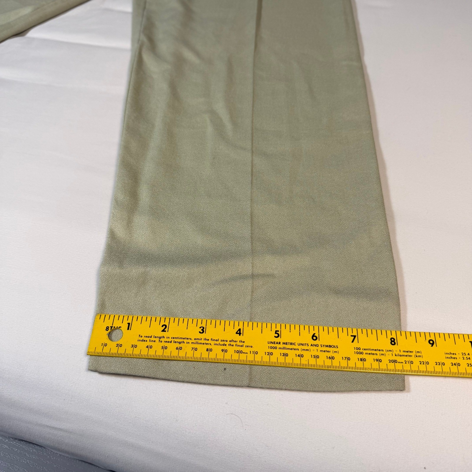 Side Effects Vintage 90s High Waisted Pleated Trousers Sage Green Made in USA M