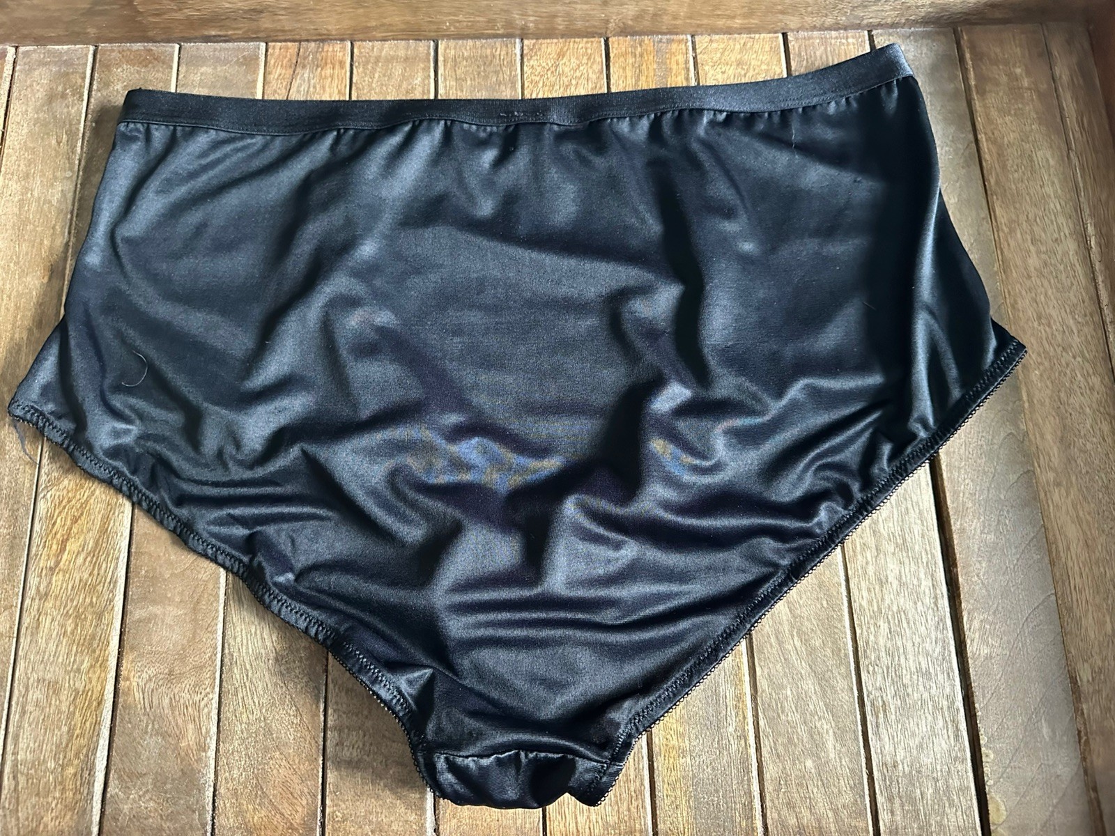 Vtg Torrid Curves 2X Black Lace Brief Slimmer Panties Panty