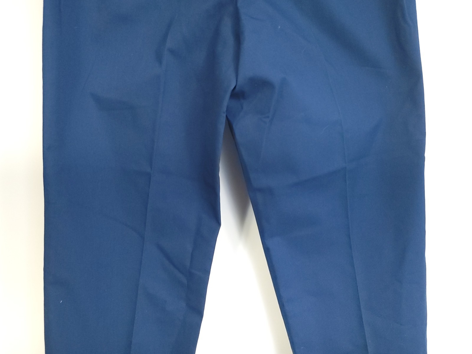 Vtg Sears Classic Pants Women’s 14 Navy Blue The Fashion Place Distressed USA