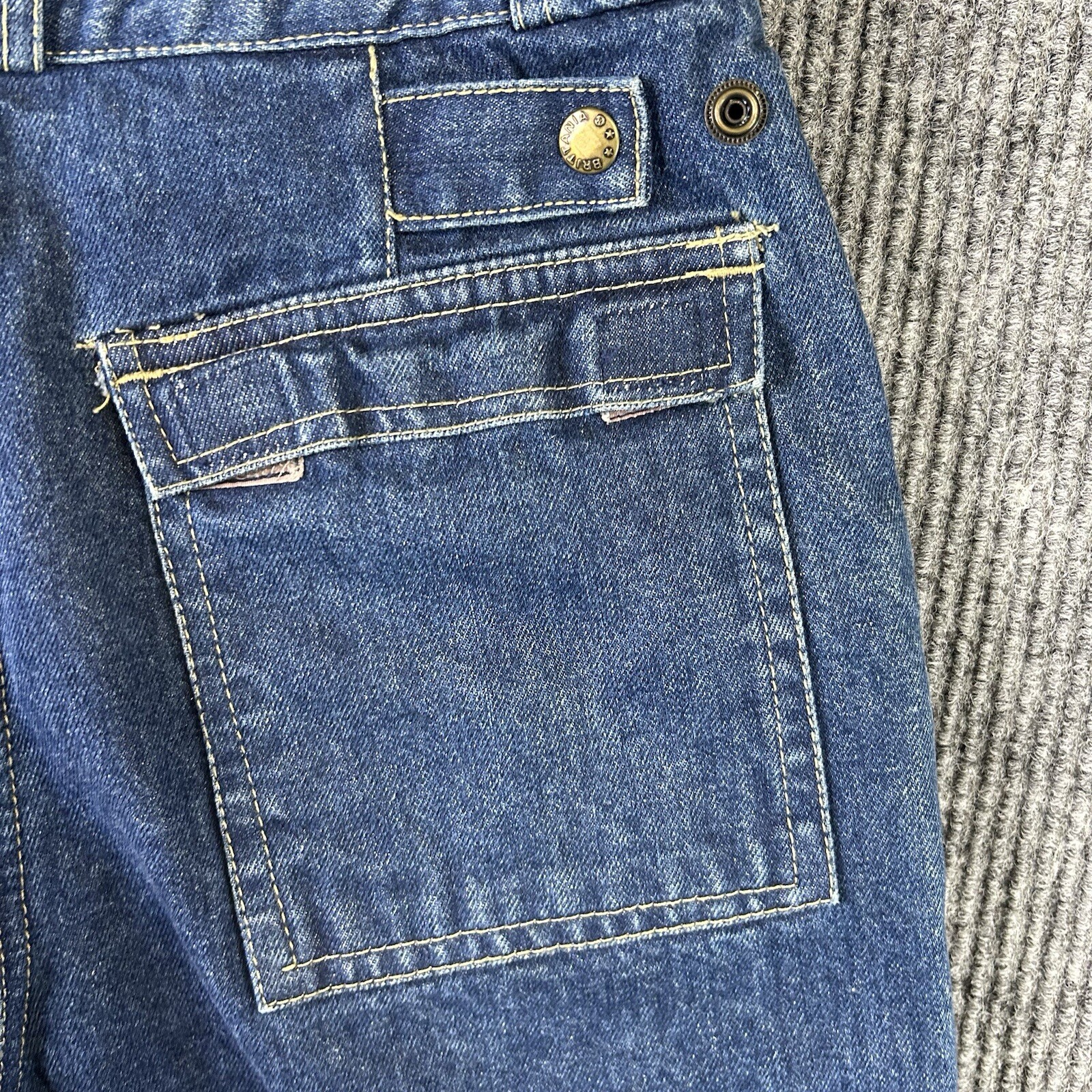 Vintage Brittania Jeans Women’s 33 XL Style 2346-8 Relaxed Thigh Pockets