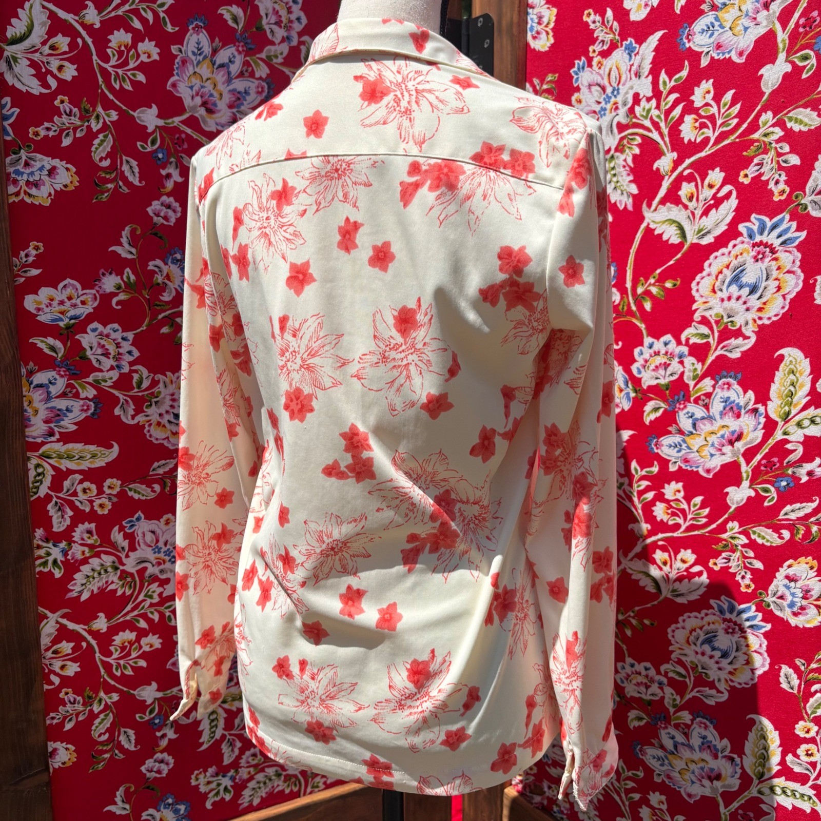 Vintage Floral Western Prairie Floral Button Down Women’s Size M-L