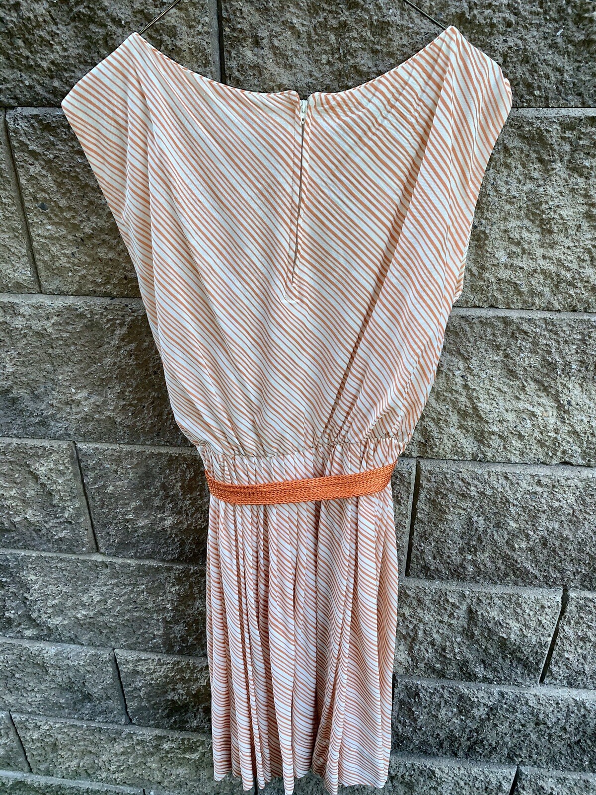 Vintage Woman’s L’Aiglon Rockabilly Orange Dress