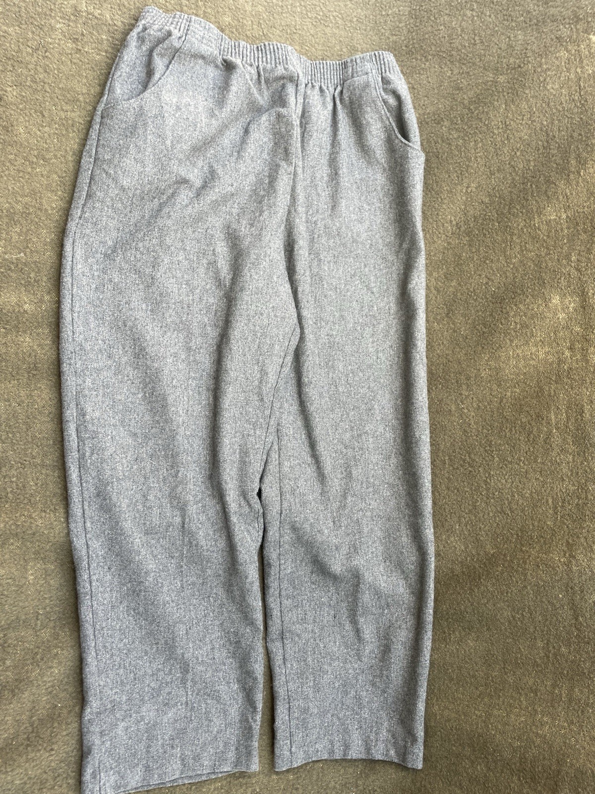 Vintage 80s/90s Haband for Her Polyester Pants Sz 16p USA Made Elastic Waist