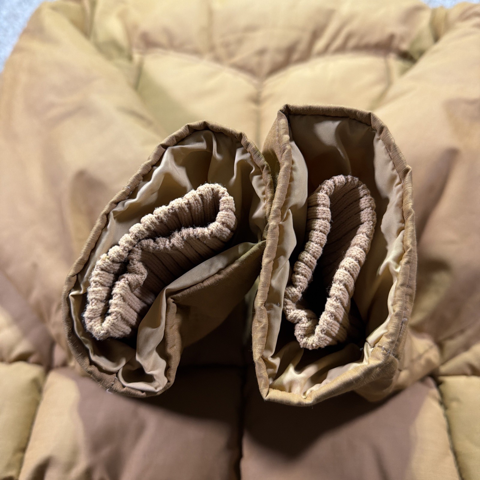 Vintage Miller western Wear Goose Down Fur Collar Puffer Jacket 80s