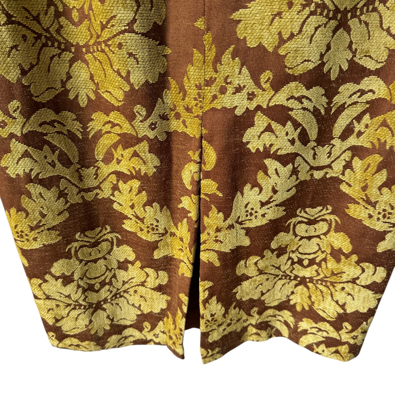 Vintage Donna Vinci Couture Pencil Straight Skirt 8 Tapestry Textured Lined W30″