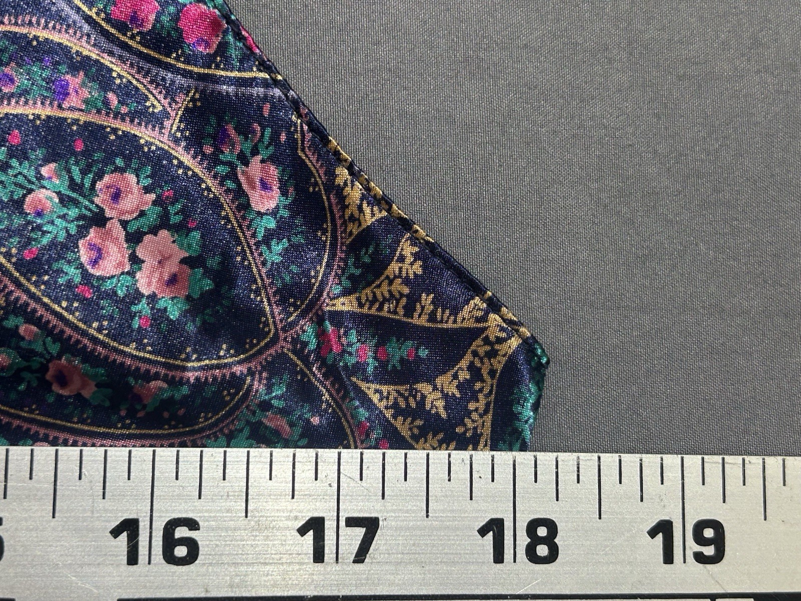 Circa 2000 Chemise Nightie Y2K Slip Dress Sz Large Floral Paisley Whimsy Goth
