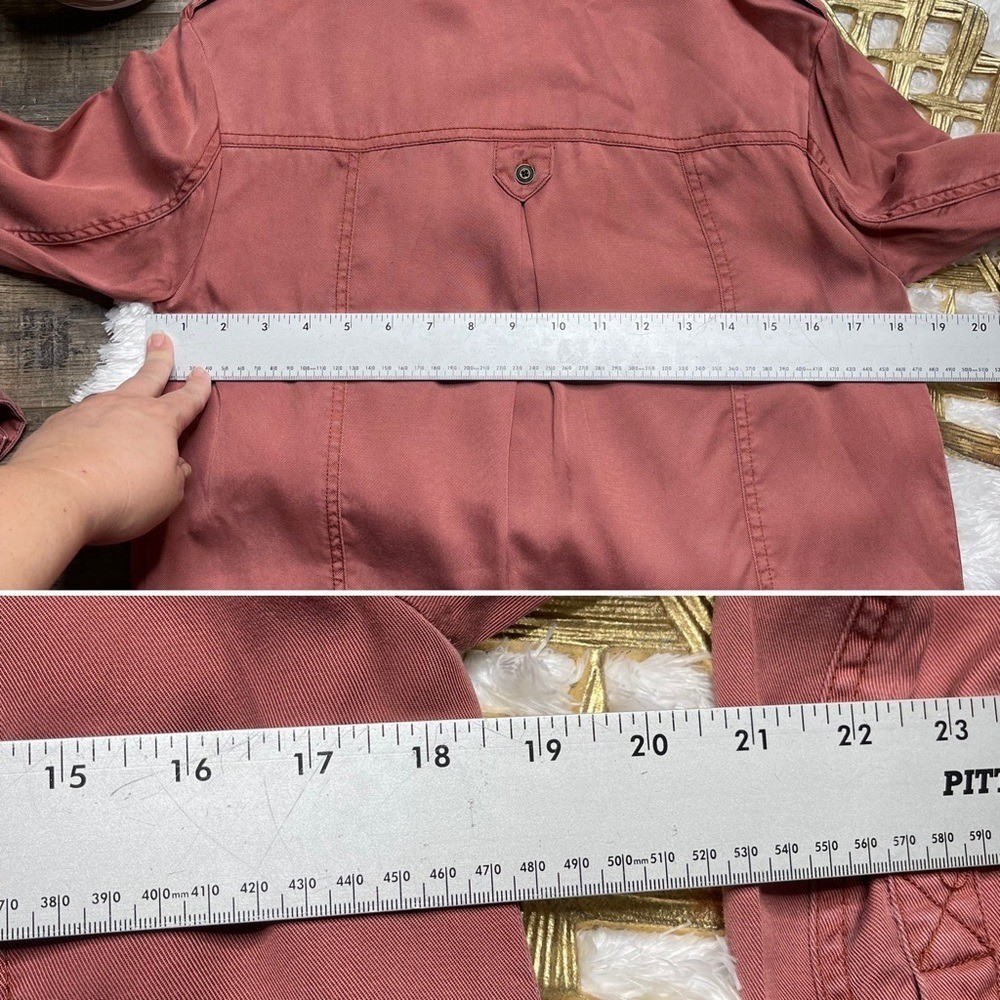 Anthropologie Holding Horses Mauve Button Down Dress (oversized) Women’s Size 2