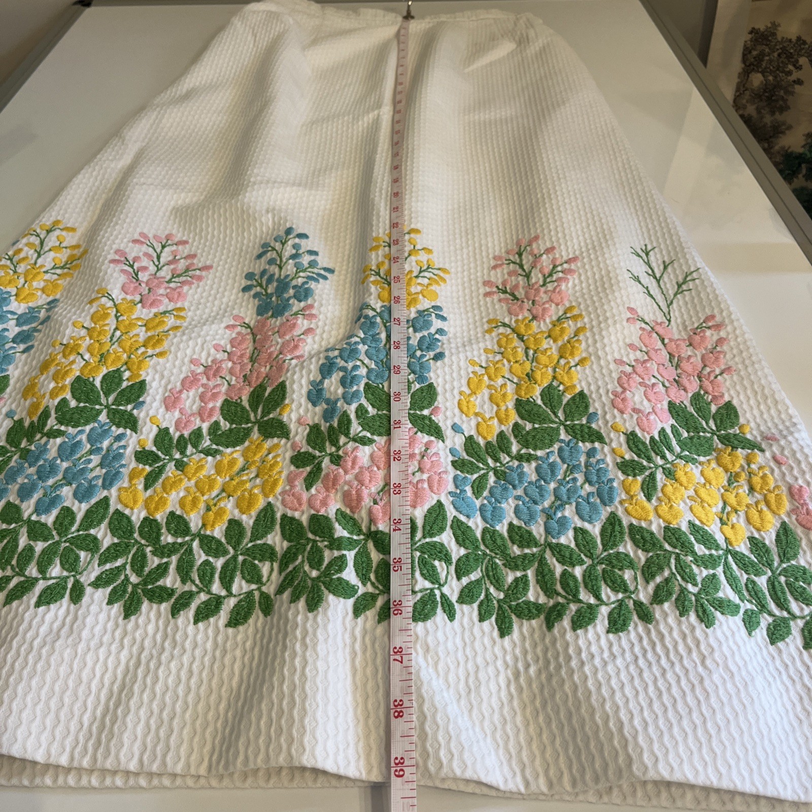 Vintage embroidery Malbe Original Maxi Skirt Size S Fully Lined