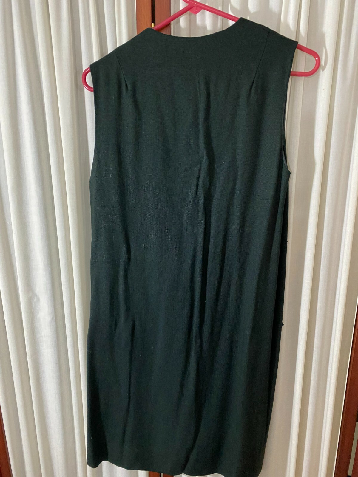 1960’s Black Summer Shift Dress -S/M -Sleeveless-UPTOWN MOD CHIC- SALE