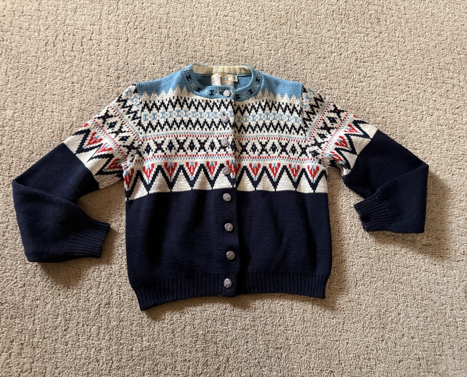 Vintage Jersild 100% Virgin Wool Sweater Sz ML B38