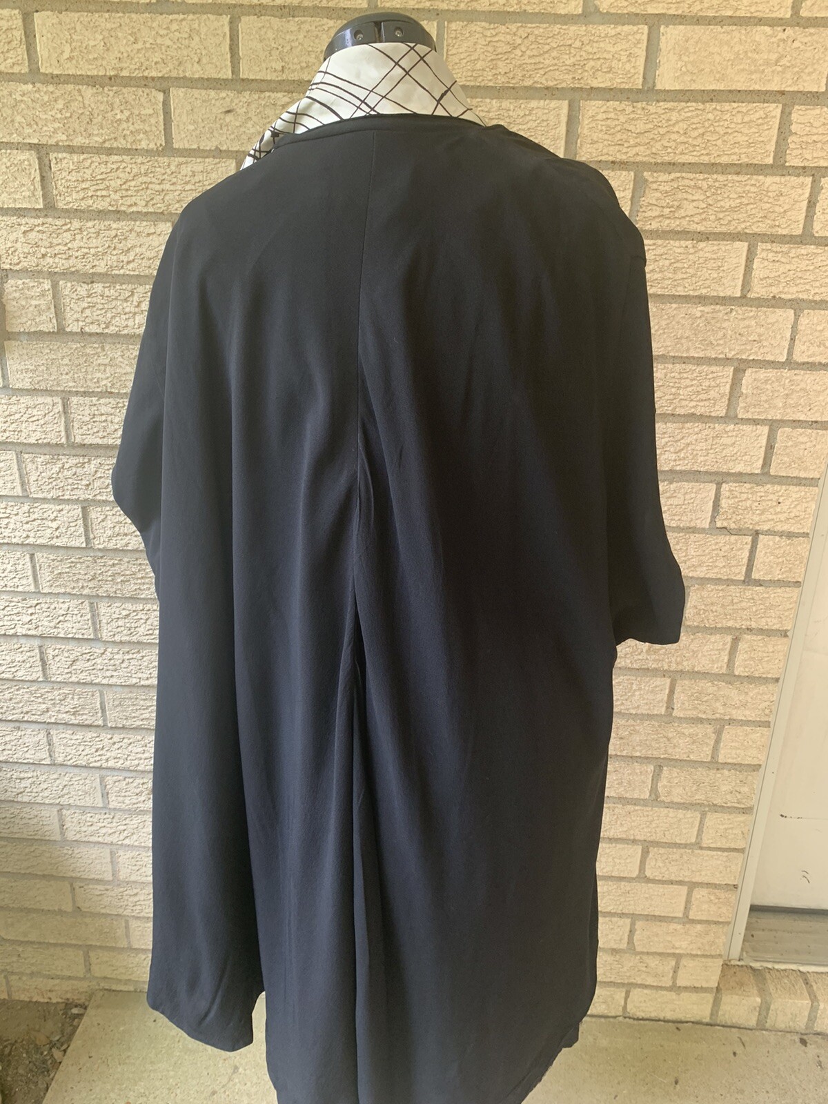 vintage 60s Lilli Diamond California black sheath dress matching lined cape sz S