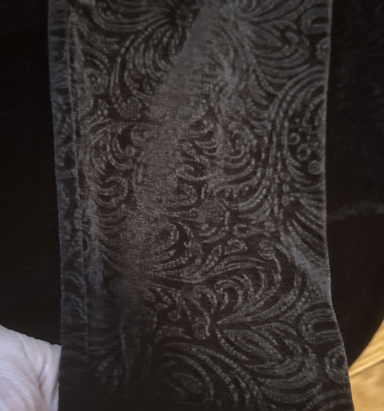 Vintage 1990s Pendleton black velvet pullover mock turtleneck large