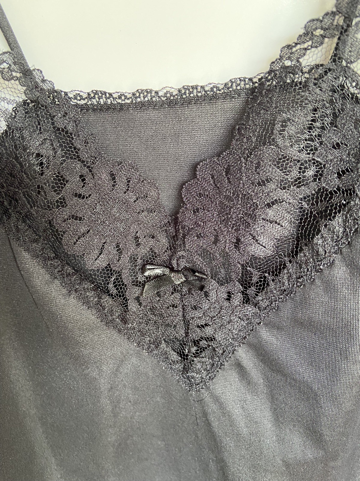 Black Camisole Private Treasures by Avon Size Small (8-10) 100% Nylon