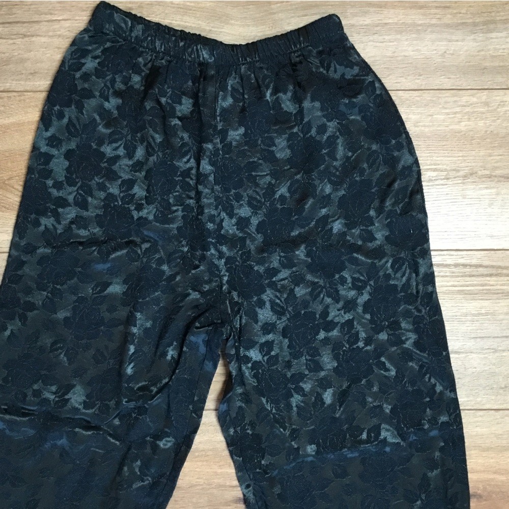 Vintage dark romantic Victorian gothic pajama bottoms