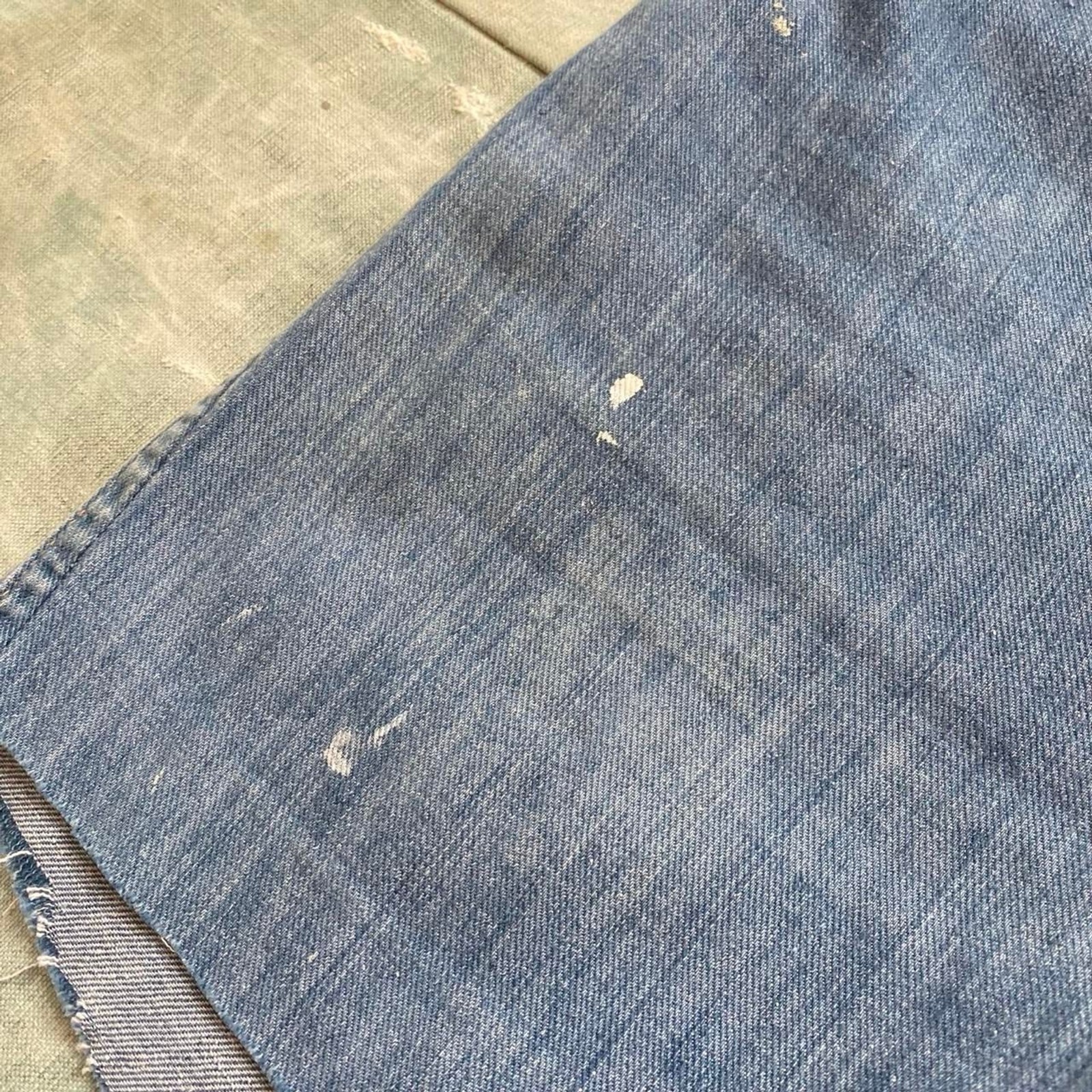 1970s Wrangler denim shorts with velvet heart patch