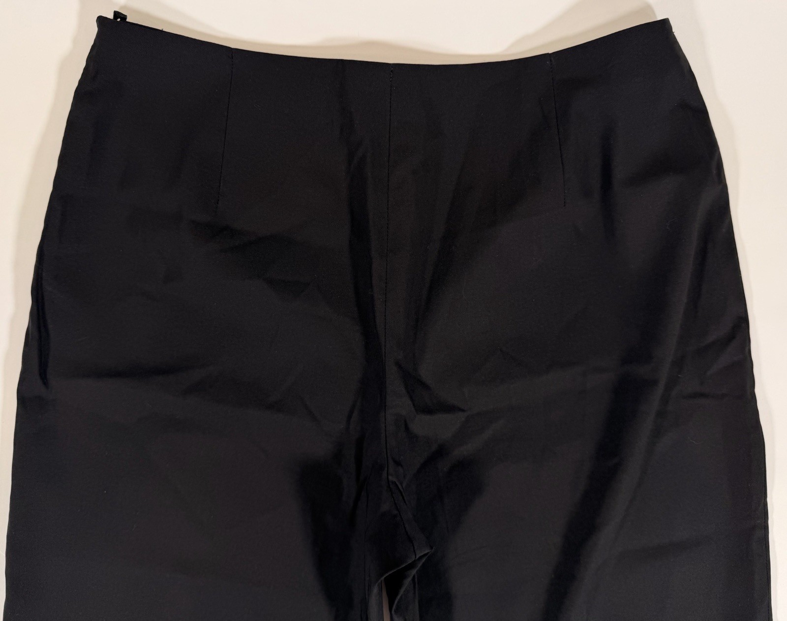 Emporio Armani Vintage 80s Black Trouser Pants Size IT 42 / US 6-8 Made In Italy