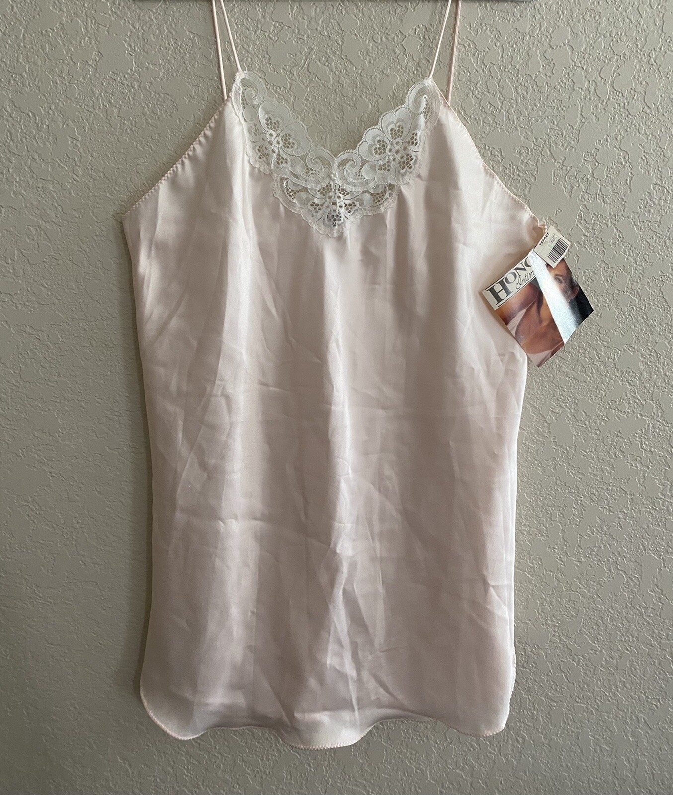 Honors Intimates Vintage Nightie Slip Cami L Pale Pink NWT