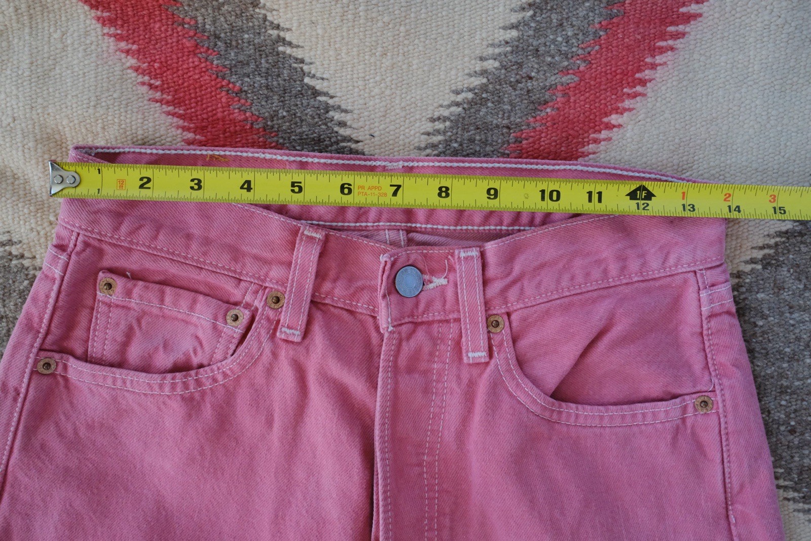 Vintage 80’s/90’s Levi’s 501 Pink 28 X 32 Actual Size Made In USA VGC