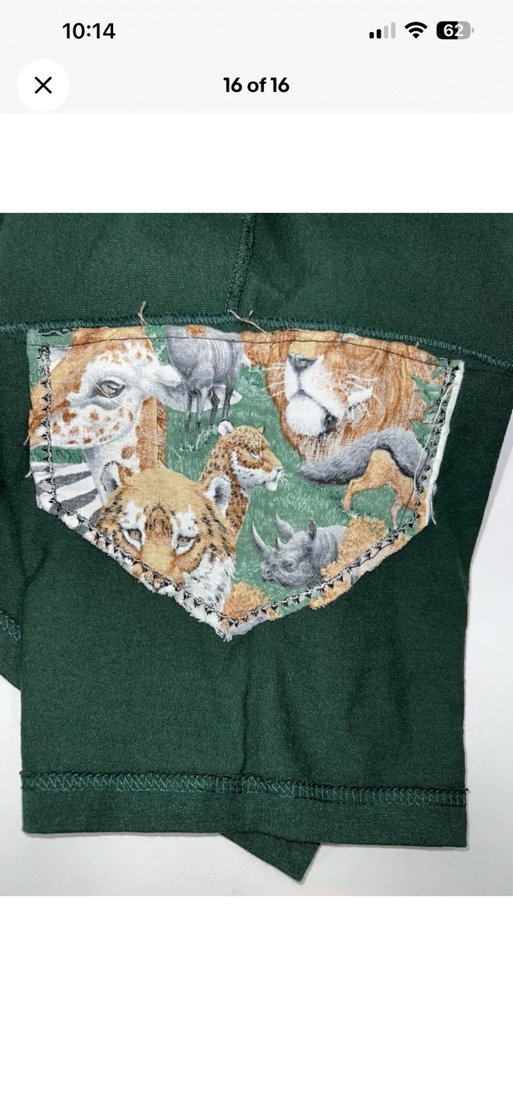 VINTAGE NEW WAVE TIGER WILD CAT PATCH T-SHIRT JUNGLE TIKI PUNK ROCK MAXIMALIST