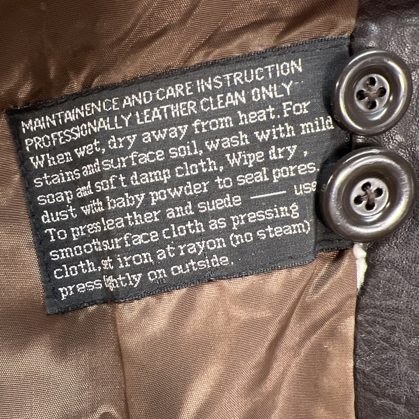 vintage 70’s Peters Tannery brown leather jacket Blazer brown 9/10 (RUNS SMALL)