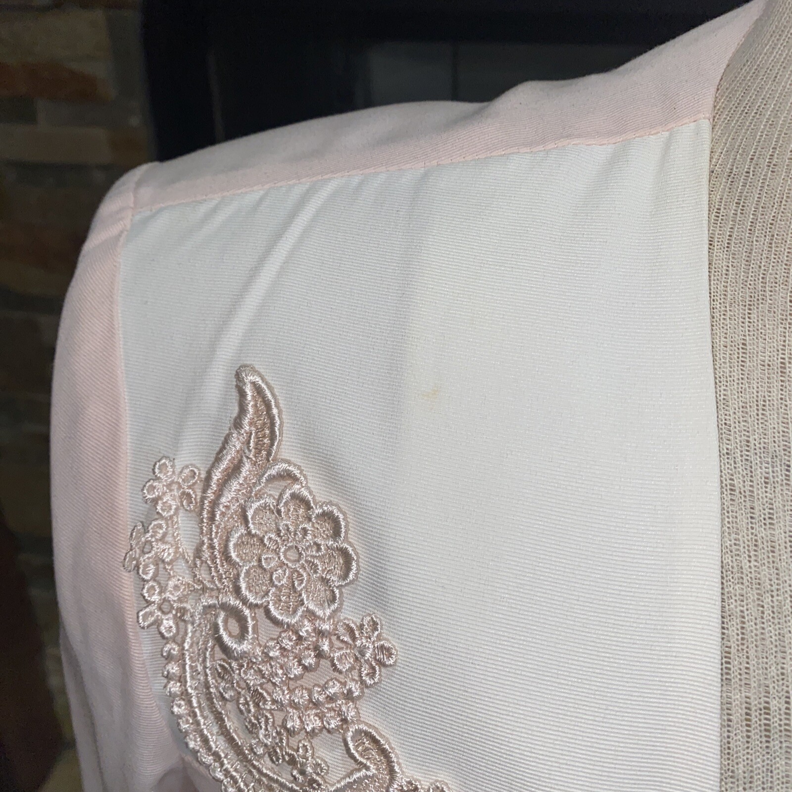 Vintage 80’s 90’s Perceptions Irene Women’s Pink Blouse Jacket Pearl Size 14 NEW