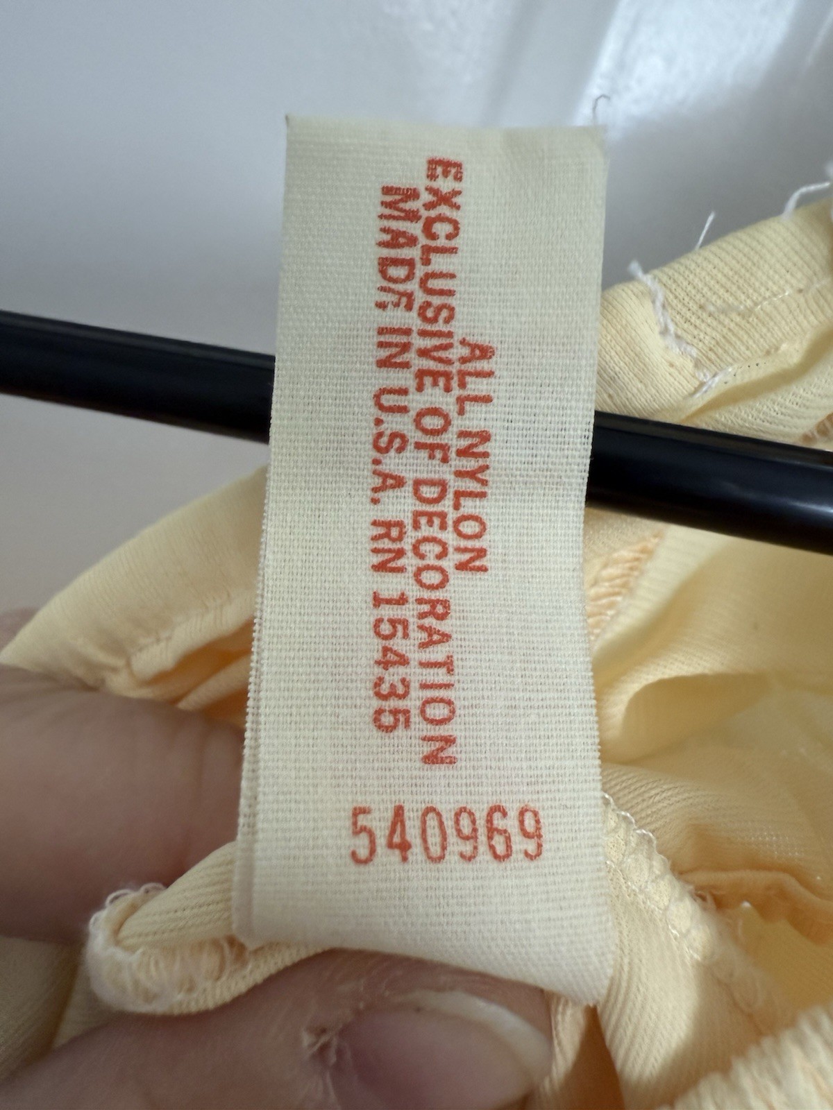 Vintage Gilead Butter Yellow Maxi Nightgown M Puff Sleeve Milkmaid