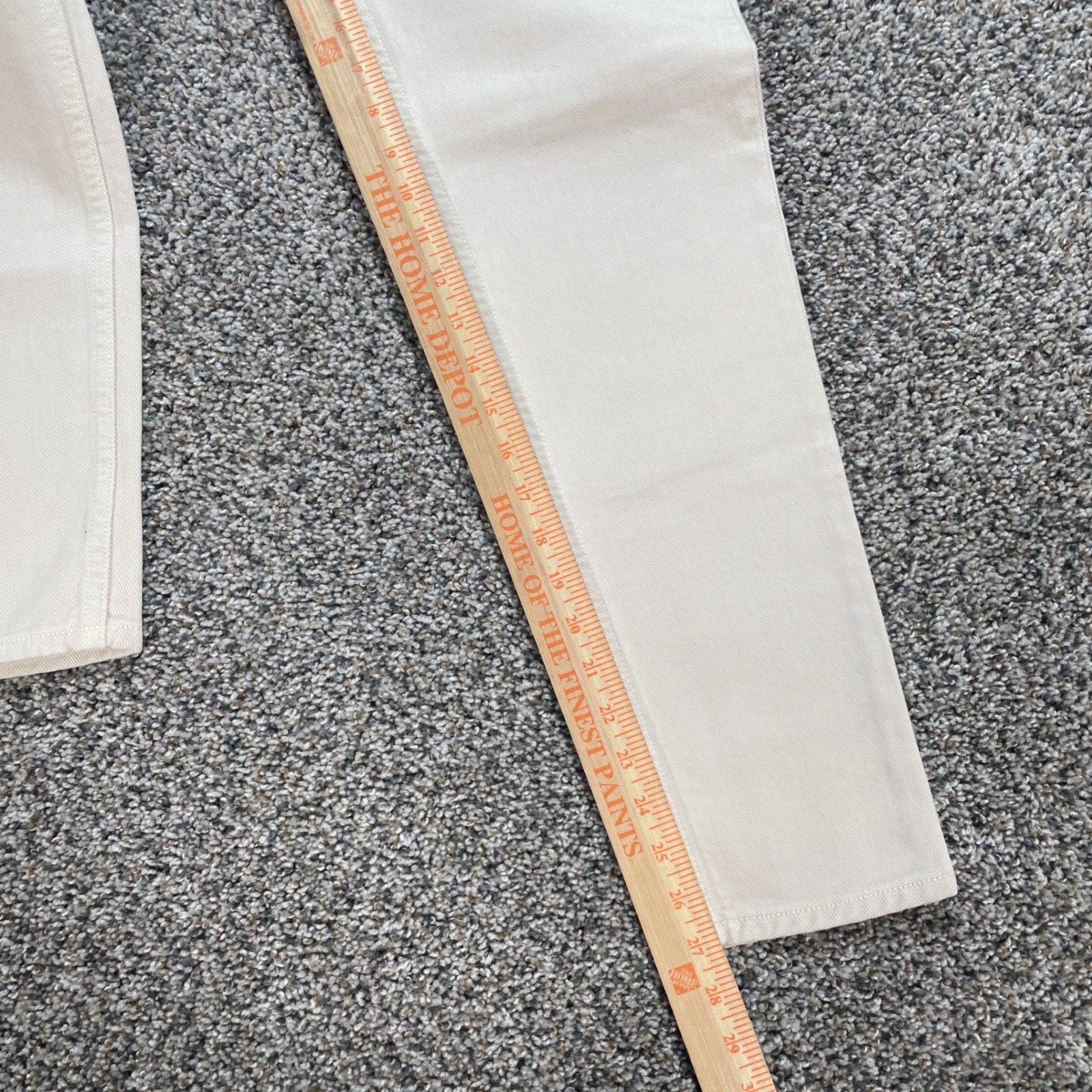 Vintage Guess Women’s 25×27 Jeans Narrow Leg Beige Khaki Cotton 43050ASH PLY