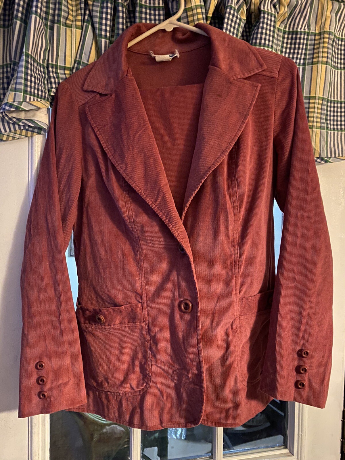 Vintage College Town Corduroy Skirt & Jacket Size 13/14 Junior