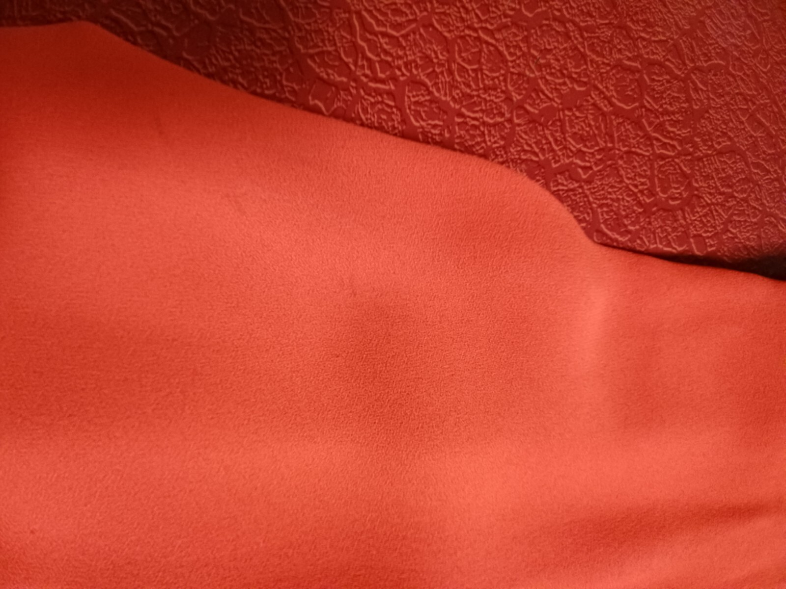 True VTG Mid-century 1960s 1970s Sleeveless Orange Mod Maxi Dress Long MCM 5