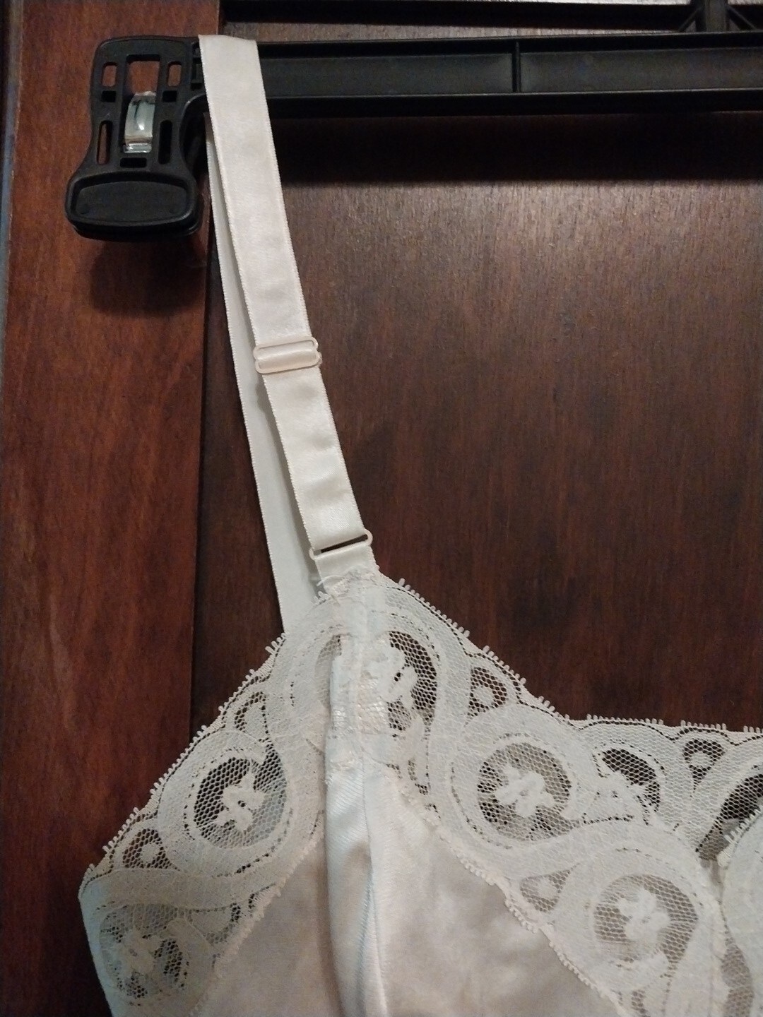 Vintage Camisole Cami Komar 100% Nylon Ivory Lots Of Lace Size 34
