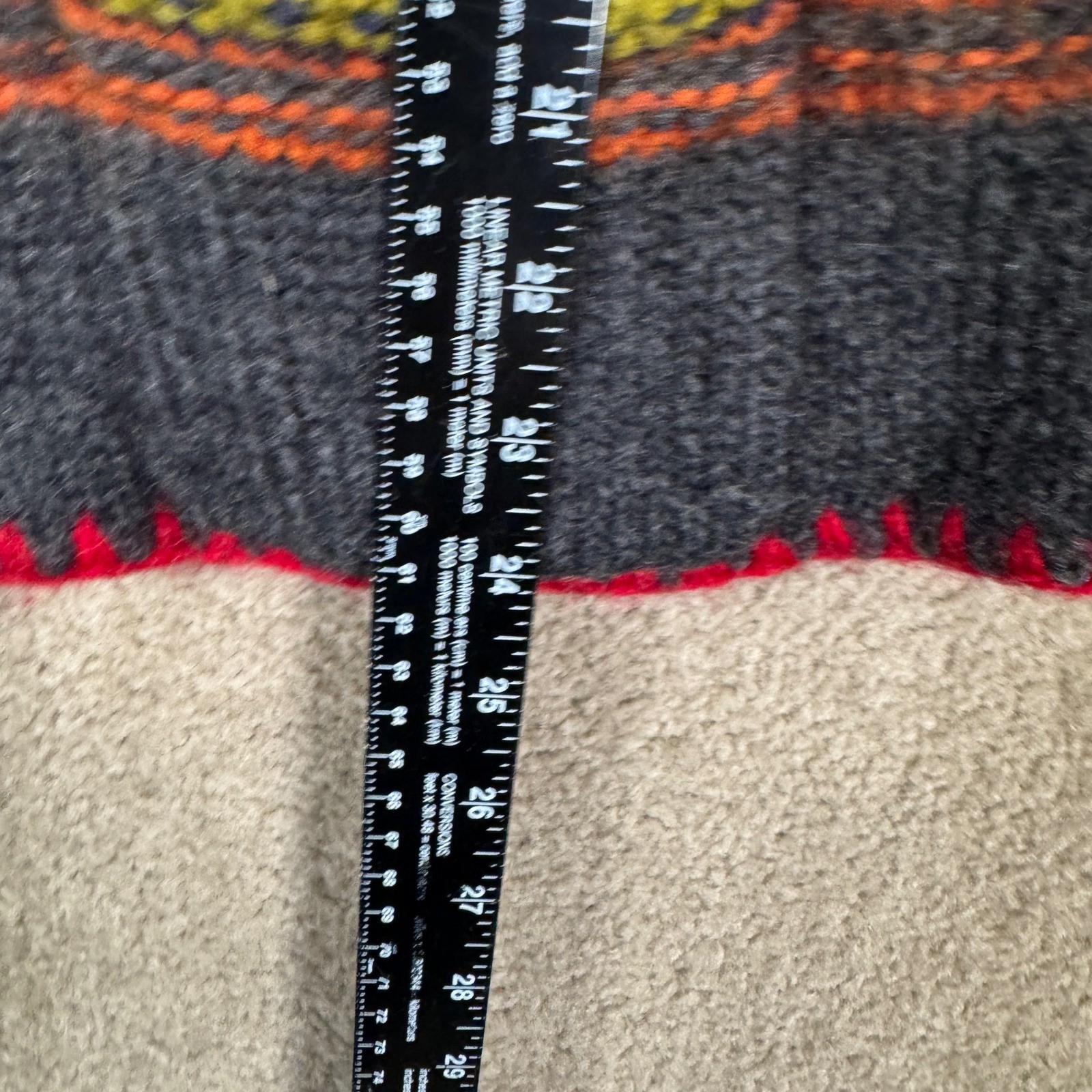 Valerie Stevens Petites Wool Knit Fair Isle Grandpa Cardigan PM Vtg Grandpa Core