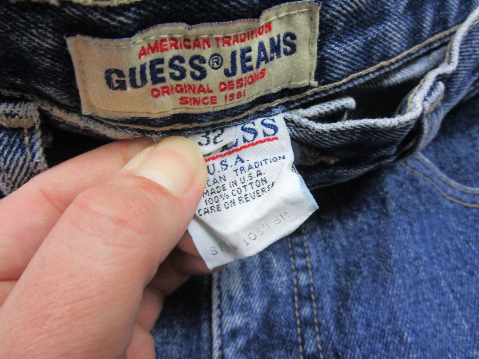 Vintage 90s Guess Georges Marciano Jeans Womens (30×27) High Rise Tapered USA