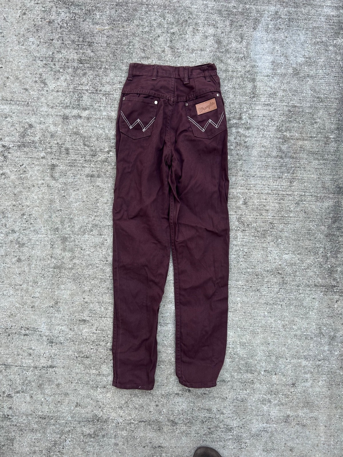 Vintage 60s/70s Wrangler Sanforized Misses Size 9/10 Regular USA Jeans 20×27