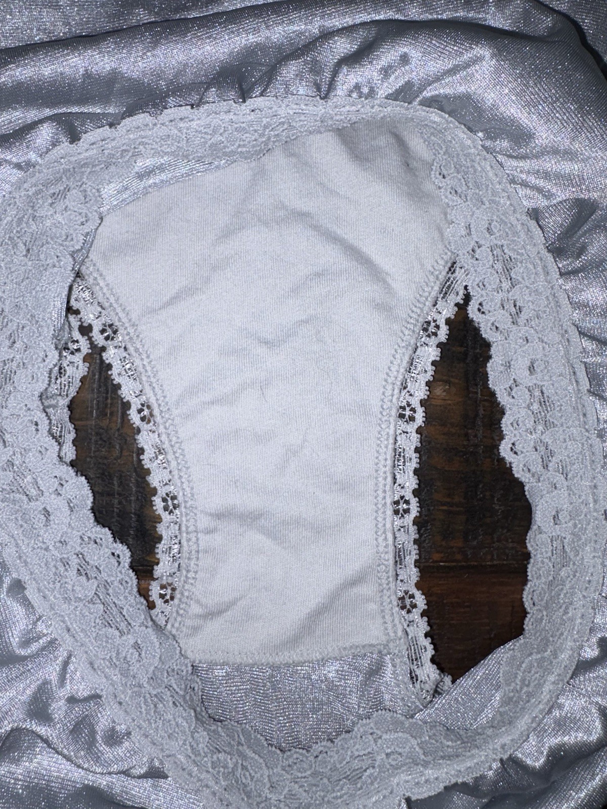 Cotillion Silky Y2K Sz 5 S Panty Bikini Underwear Brief Glossy Cotton Gusset
