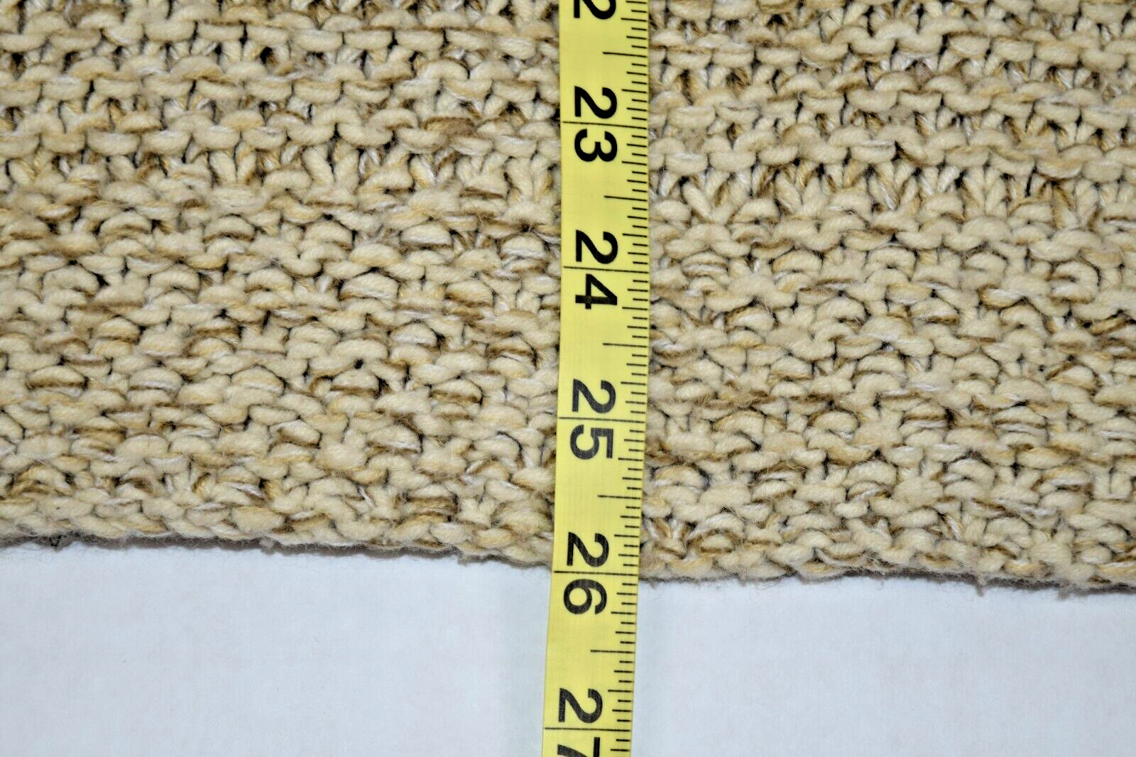 Vintage Guess Jeans Knit Sweater Size S/M 90s Oatmeal Beige Collared Belted Wrap