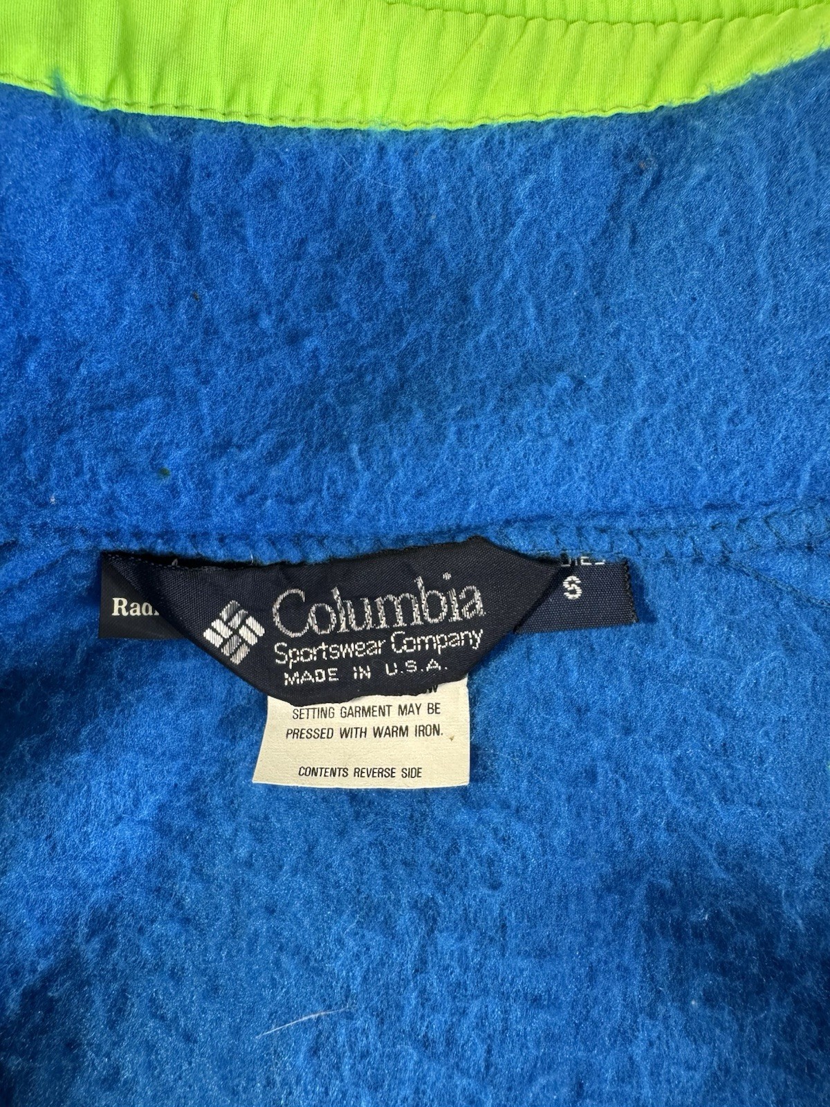 Columbia Sportswear Bugaboo Women’s Jacket S Vintage 1990s Black Pink Blue Neon