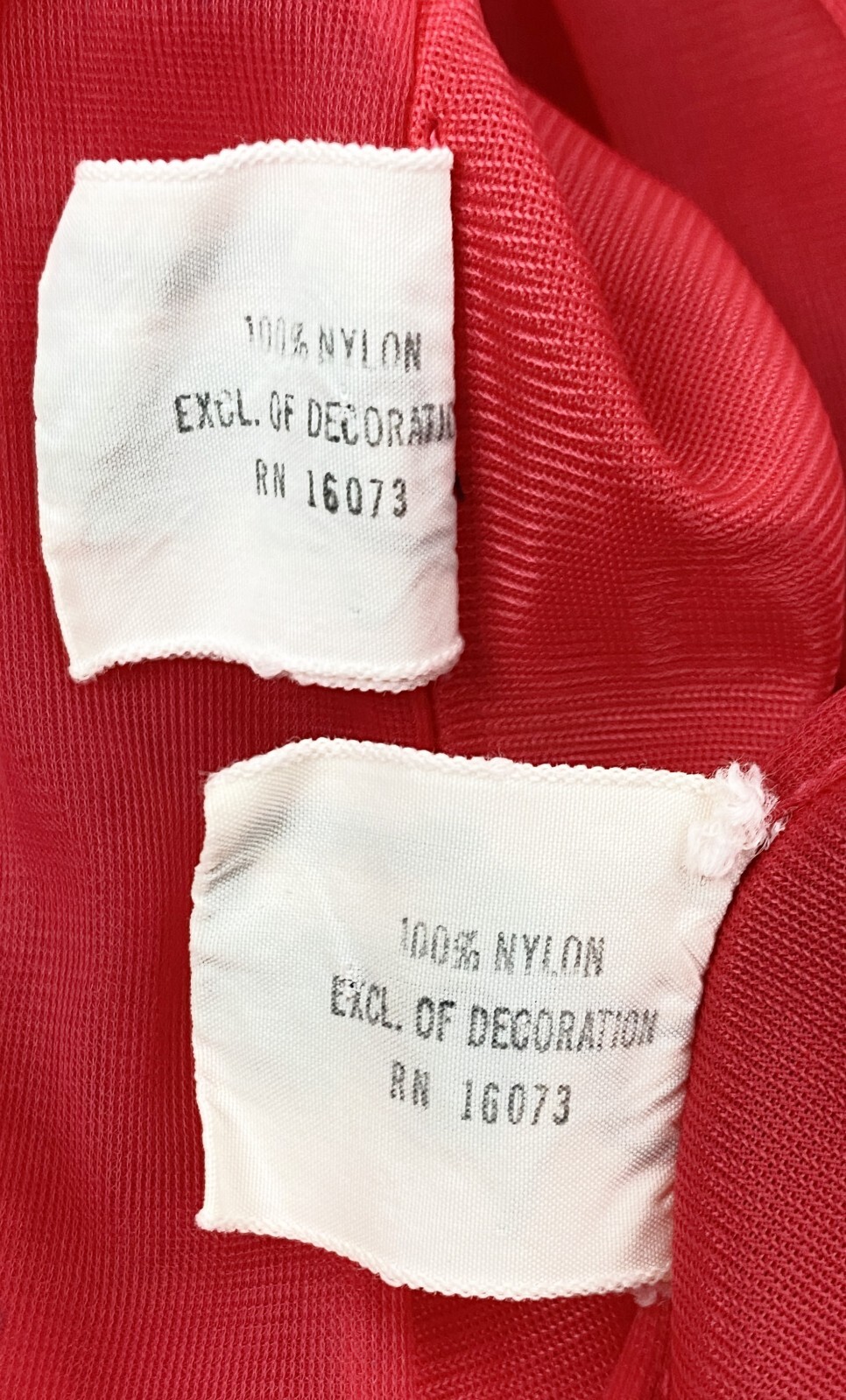 36 Penny’s Adonna 2 Pc Nightgown Robe Vtg Babydoll Red Sissy