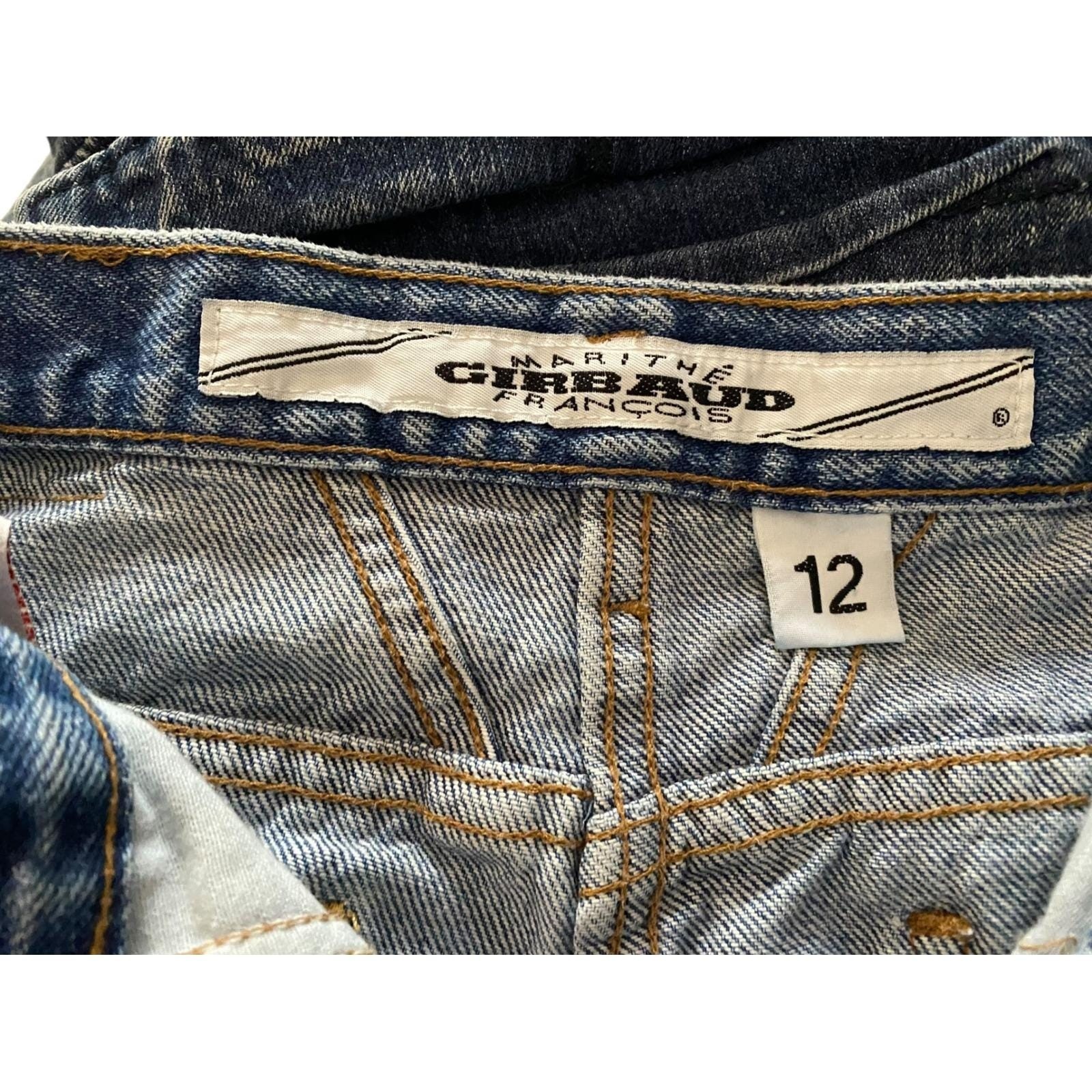 Vintage Marithe Francois Girbaud High Waisted Jeans Blue Petite Size 12 26×26