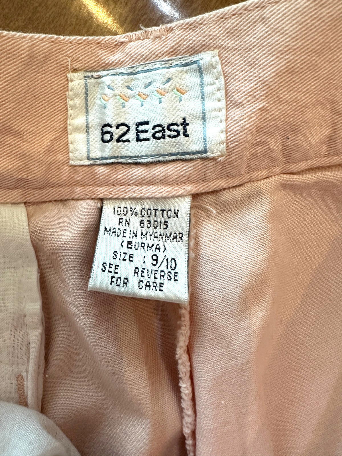 Vintage East 62 Pants 9/10 Mom High Waist Pink Pants