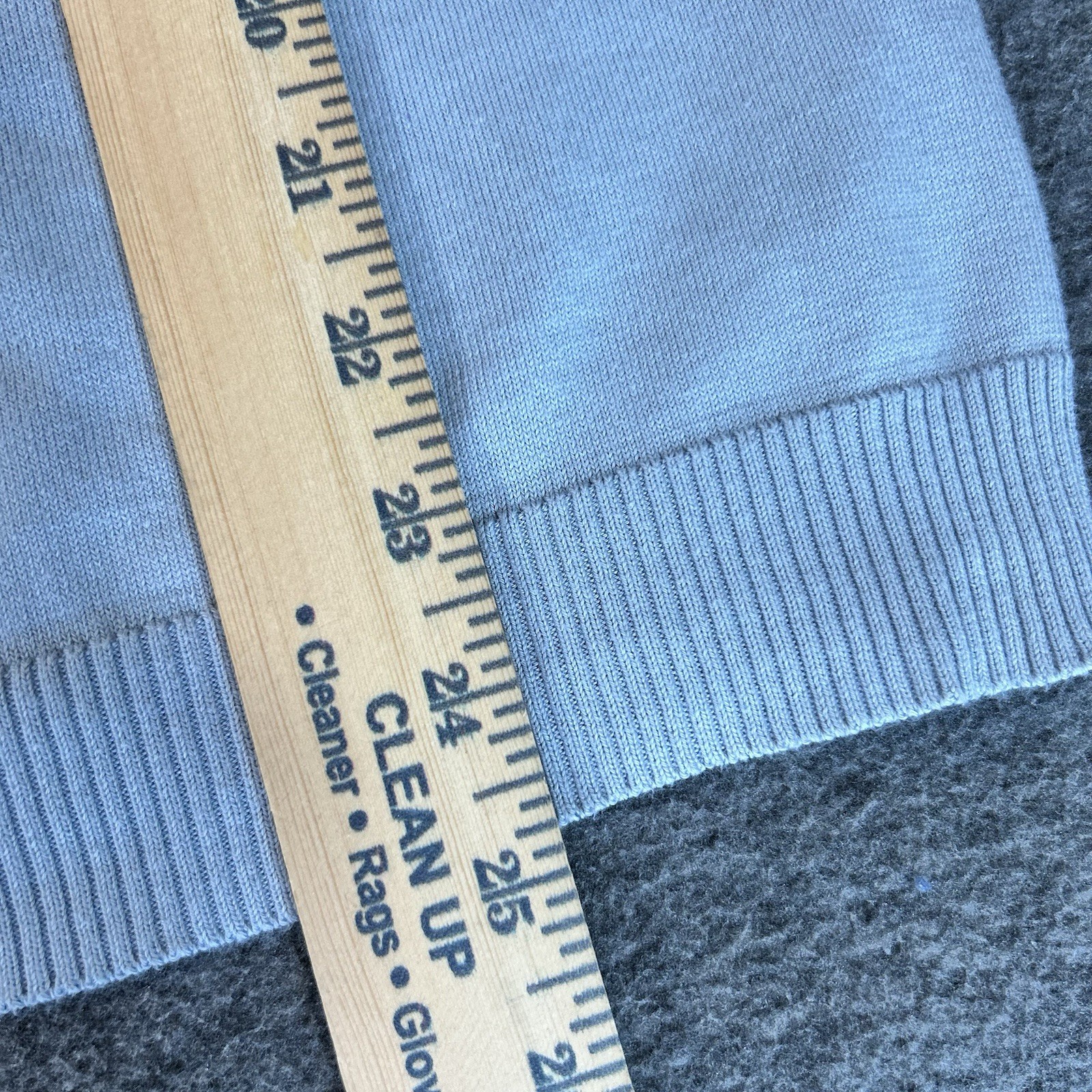 Vintage Burberry London EKD Embroidered Logo Size Large Light Blue 100% Cotton