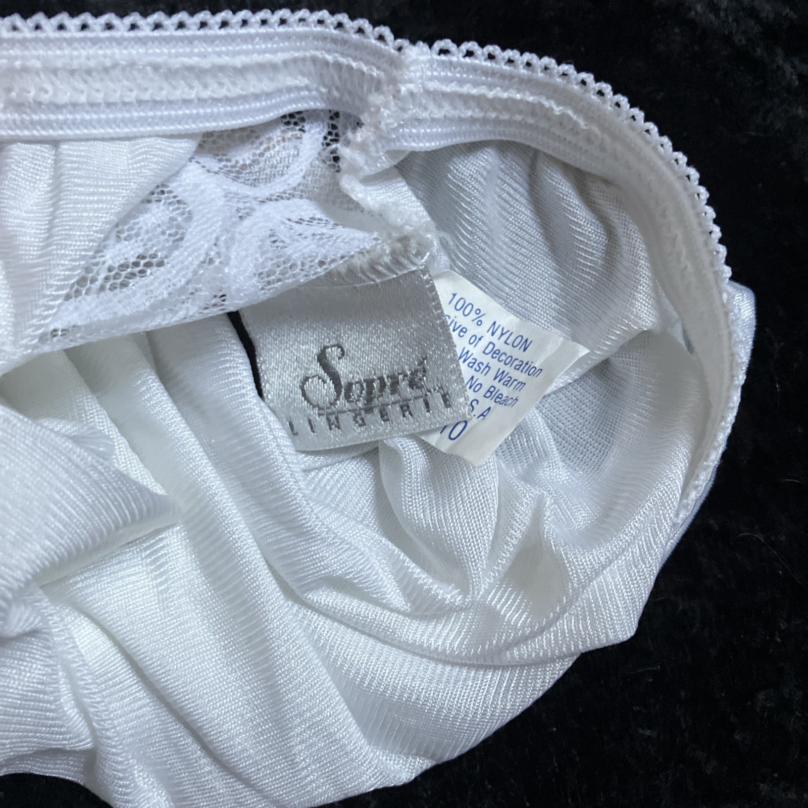 Vintage Sopré Satin Nylon & Lace Panties