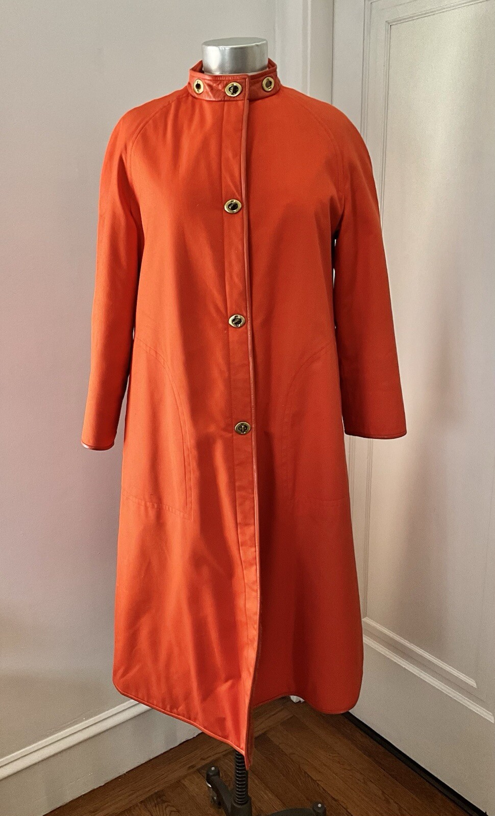 Vintage 1970’s Bonnie Cashin Fleece Lined Coat with Removable Hood + Coin Pocket